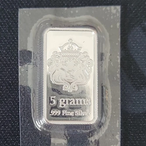 5 gram Silver Bar - Scottsdale Mint 5 g Silver Bullion Bar #A154