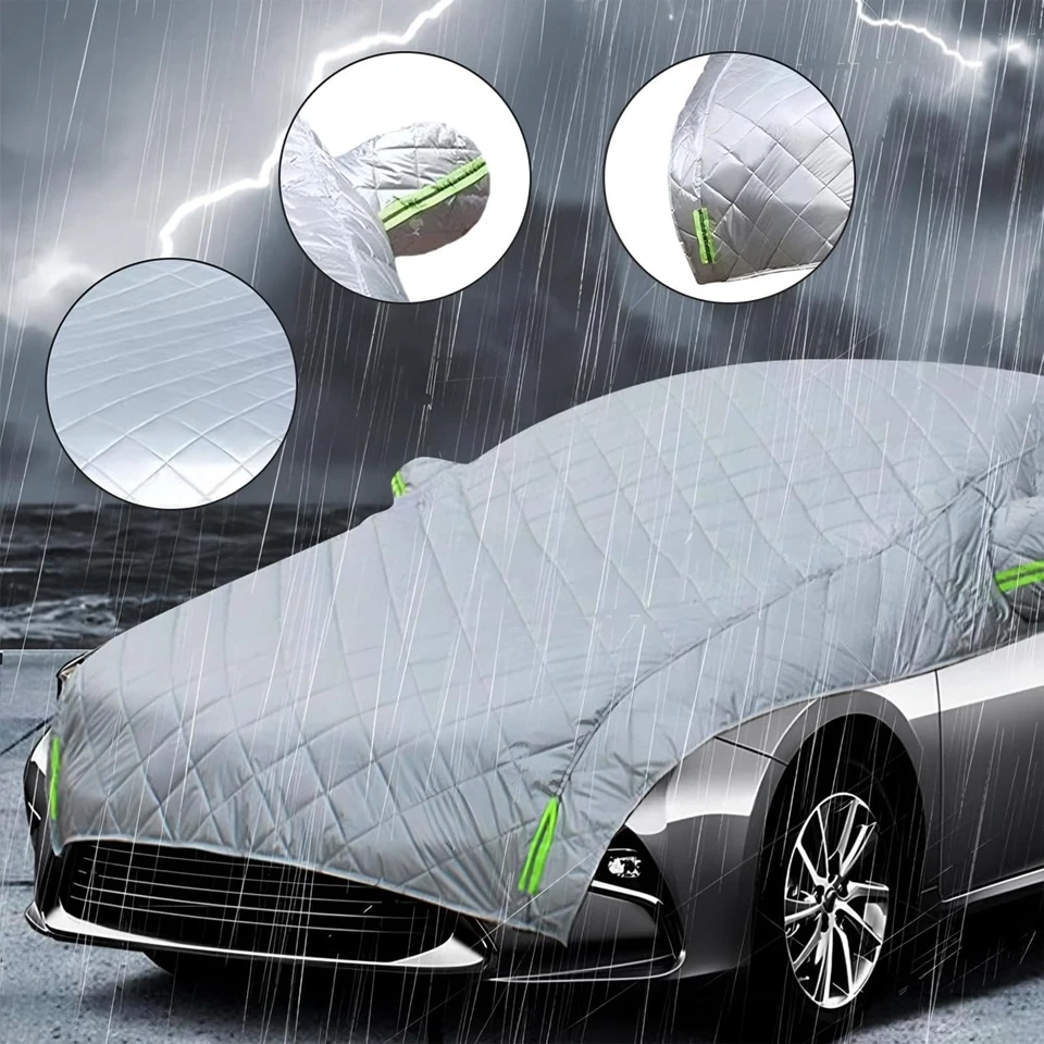 Telo Antigrandine per Auto Telo Grandine Auto Imbottito Telo Copriauto ispessito - Immagine 4 di 4