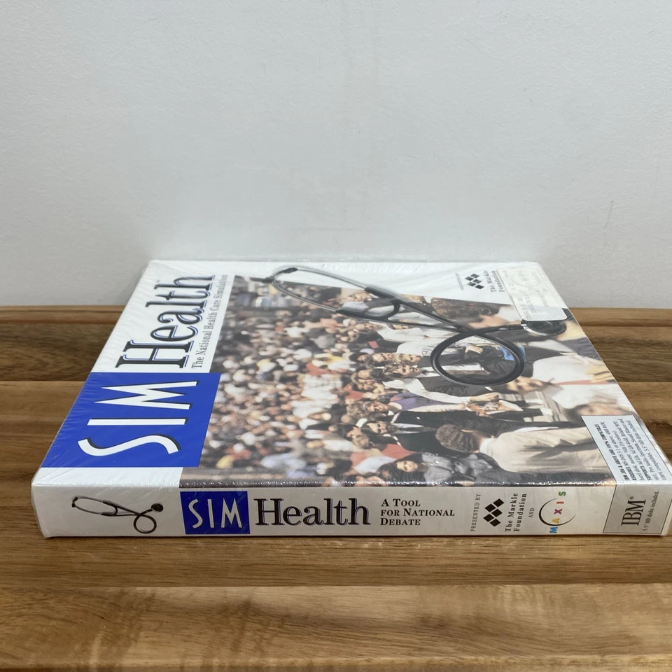 Sim Health for PC (DOS) - Maxis - Complete In Box CIB - Never Used, Mint - Image 2 of 4