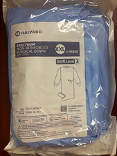 Halyard SPECTRUM Level 3 Surgical Gown XXL Non-Reinforced w/ Towel 46868