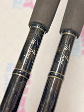 shimano diaflash the bug carp fishing rods pair 12' 2.5lb test 1990s retro fuji
