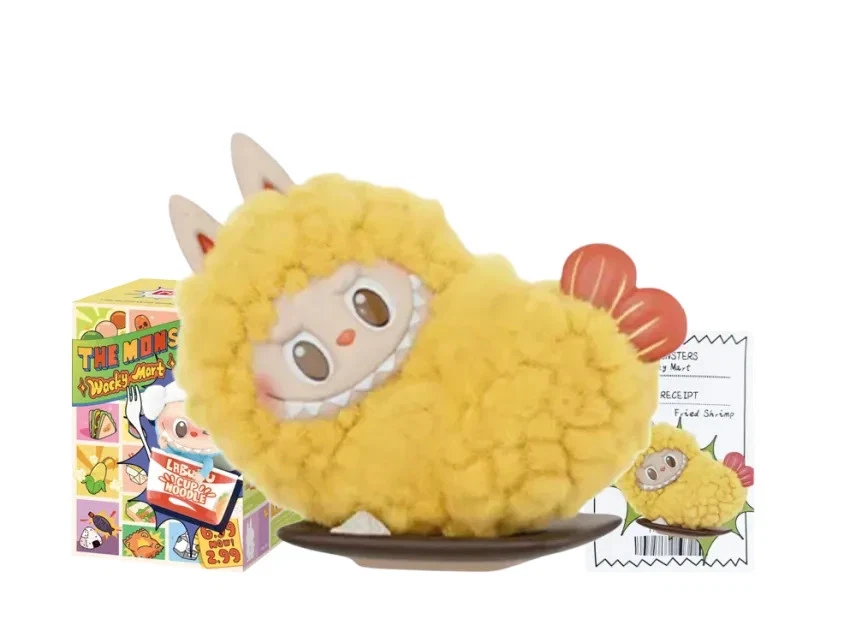 POPMART POP MART THE MONSTERS (LABUBU) Wacky Mart Serie Figuren Fried Shrimp
