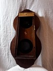 Bulova Wood Wall Clock with Barometer, Roman Numerals, Quartz Analog 23 in — photo 5