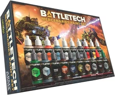 Battletech Mercenaries Paint Set – Minis Painting Kit Perfect for Battletech Ent