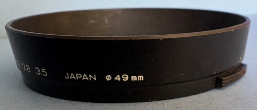 Minolta Lens Hood for MD 28/f2, f2.8, f3.5 - Picture 2 of 4