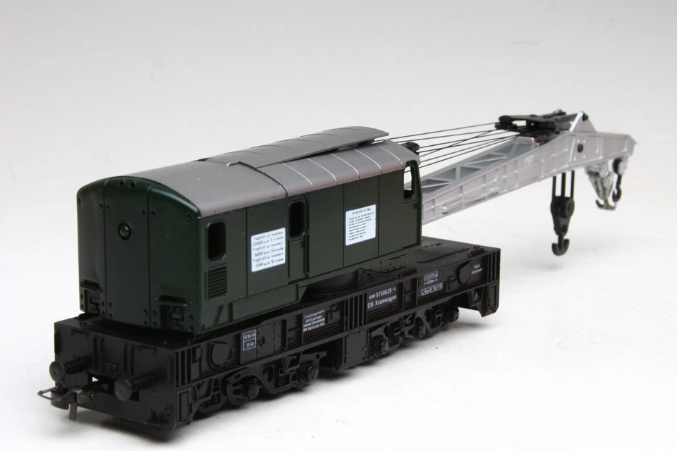 Roco 4316 H0 DB Kran Kranwagen Schwerlastkran Karlsruhe neuwertig OVP ABD-2303 - Bild 2 von 4