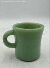 Fire King Jadeite Green Milk Glass D-Shape Handle Serving Mug
