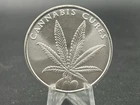 2016 1 oz .999 PURE SILVER SHIELD CANNABIS CURES ROUND