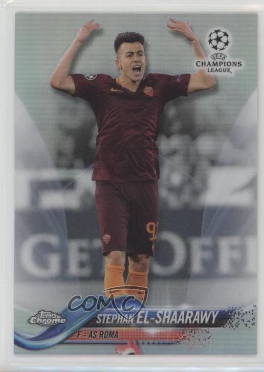 2017-18 Topps Chrome UEFA Champions League Refractor Stephan el-Shaarawy #92 0z5