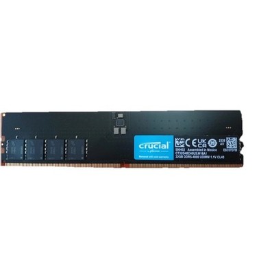 1x32GB Crucial Micron DDR5-4800 RAM Memory Desktop (CT32G48C40U5