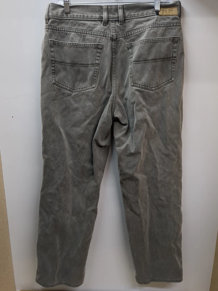 Pantalones para hombre Indigo Palms Denim Company 34x30 gris verde súper suaves Foto 3 de 4