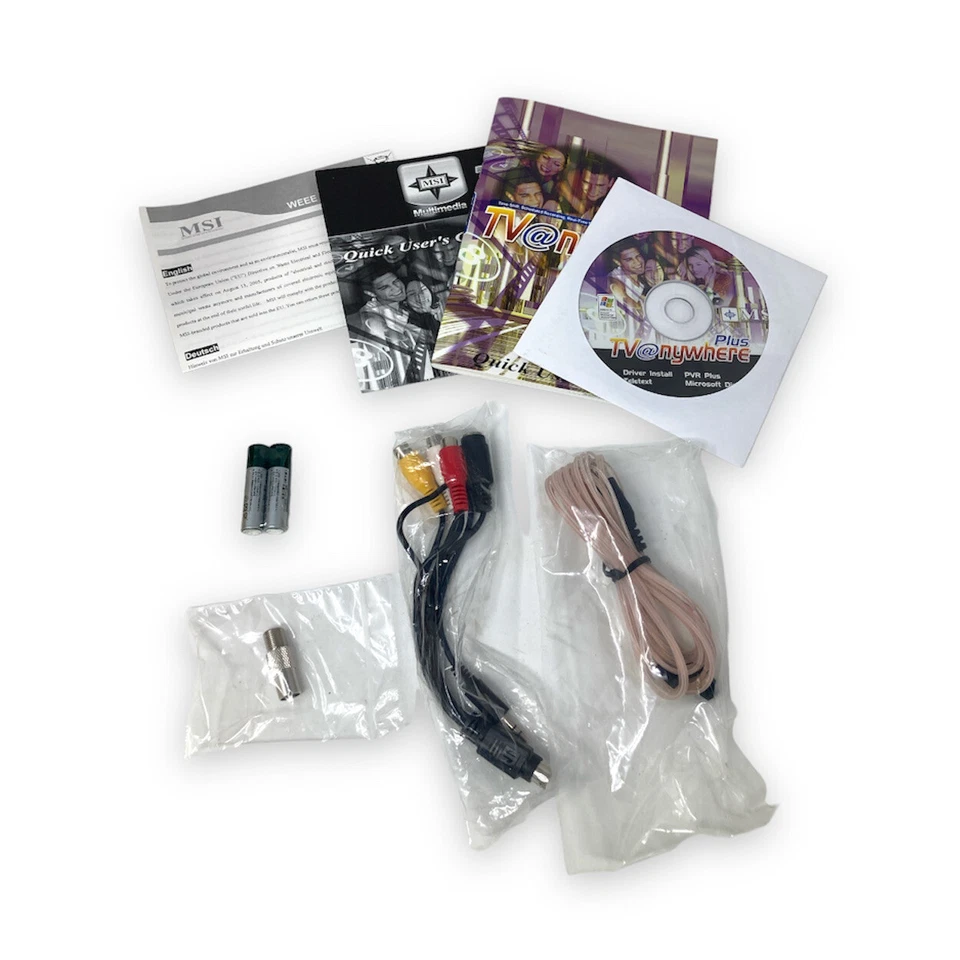 MSI TV @nywhere TV Anywhere Plus PCI Video Decoder Streaming Card Recording 16:9 - Image 4 of 4