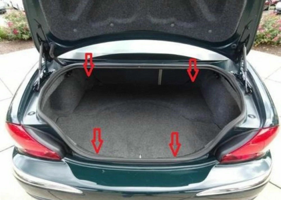 Red de carga de malla organizadora estilo piso maletero trasero para JAGUAR X-TYPE 2001-2008 Foto 4 de 4