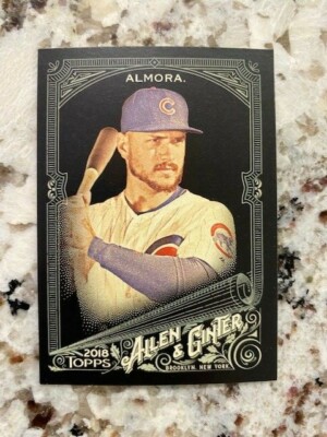 2018 TOPPS ALLEN GINTER X BASEBALL BASE CARD CHICAGO CUBS ALBERT ALMORA #291