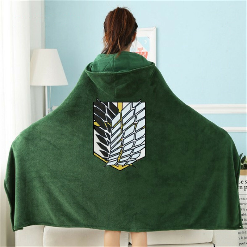Attack on Titan Blanket Cloak Shingeki No Kyojin Survey Corps
