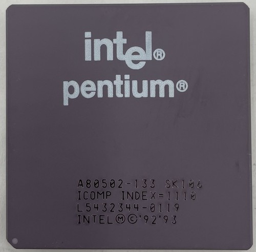 Intel Pentium 133 MHz Desktop CPU Processor- SK106