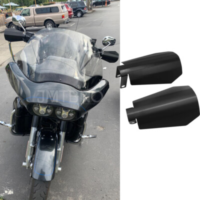 Gloss Black Handguards Hand Guards for Harley Touring Road Glide Dyna 2007-2020