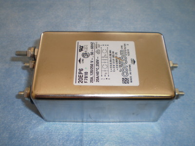 Corcom 20EP6 F7810 Stromleitung Filter Ungebraucht Altes Lager >