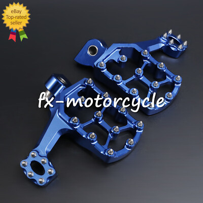 NICECNC CNC Foot Pegs For Yamaha YZ250F (2001-2023) & YZ250FX (2015-2023) Black