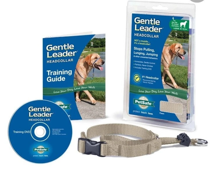 PetSafe Dog Quick Release GENTLE LEADER HEAD COLLAR Size Large *new in box*  | eBay