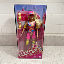 Barbie The Movie Neon Inline Roller Skating Outfit Barbie Doll New