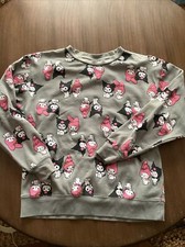 My Melody Sanrio BioWorld Small Women  s Sweatshirt Print Same On Front And Back