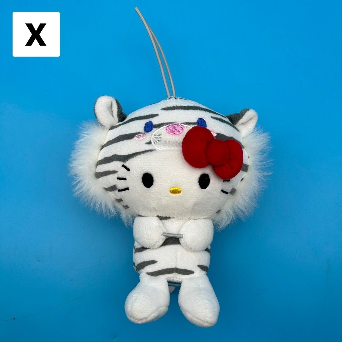 Sanrio Hello Kitty White Tiger 2021 Strap Plush 5
