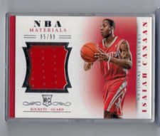 2013-14 National Treasures Isaiah Canaan NBA Materials Jersey#'ed 85/99