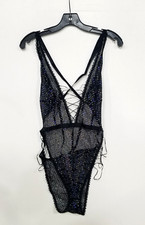 Savage x Fenty Disco Lace Up Teddy sz 1X