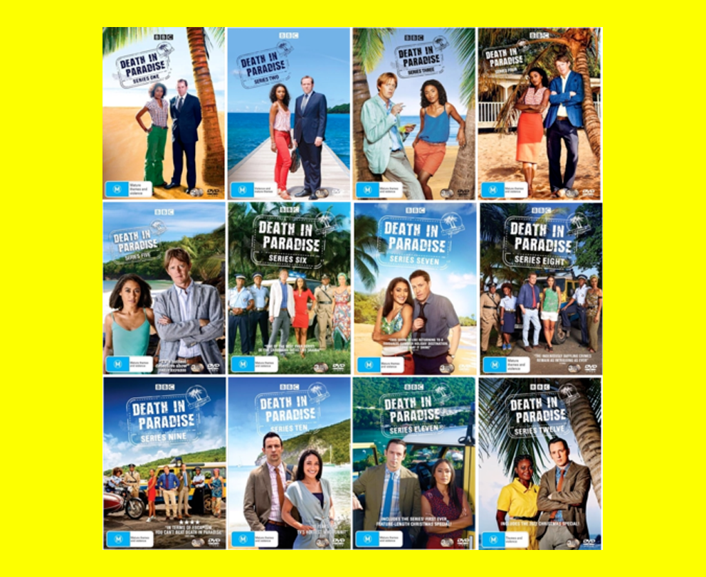DEATH IN PARADISE DVD Complete Series Season 1 - 12 2 3 4 5 6 7 8