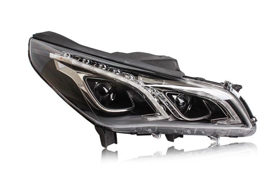 2X Faro LED DRL Giro Señal Secuencial Lo/Hi Beam Para Hyundai Sonata 15-17 Foto 4 de 4