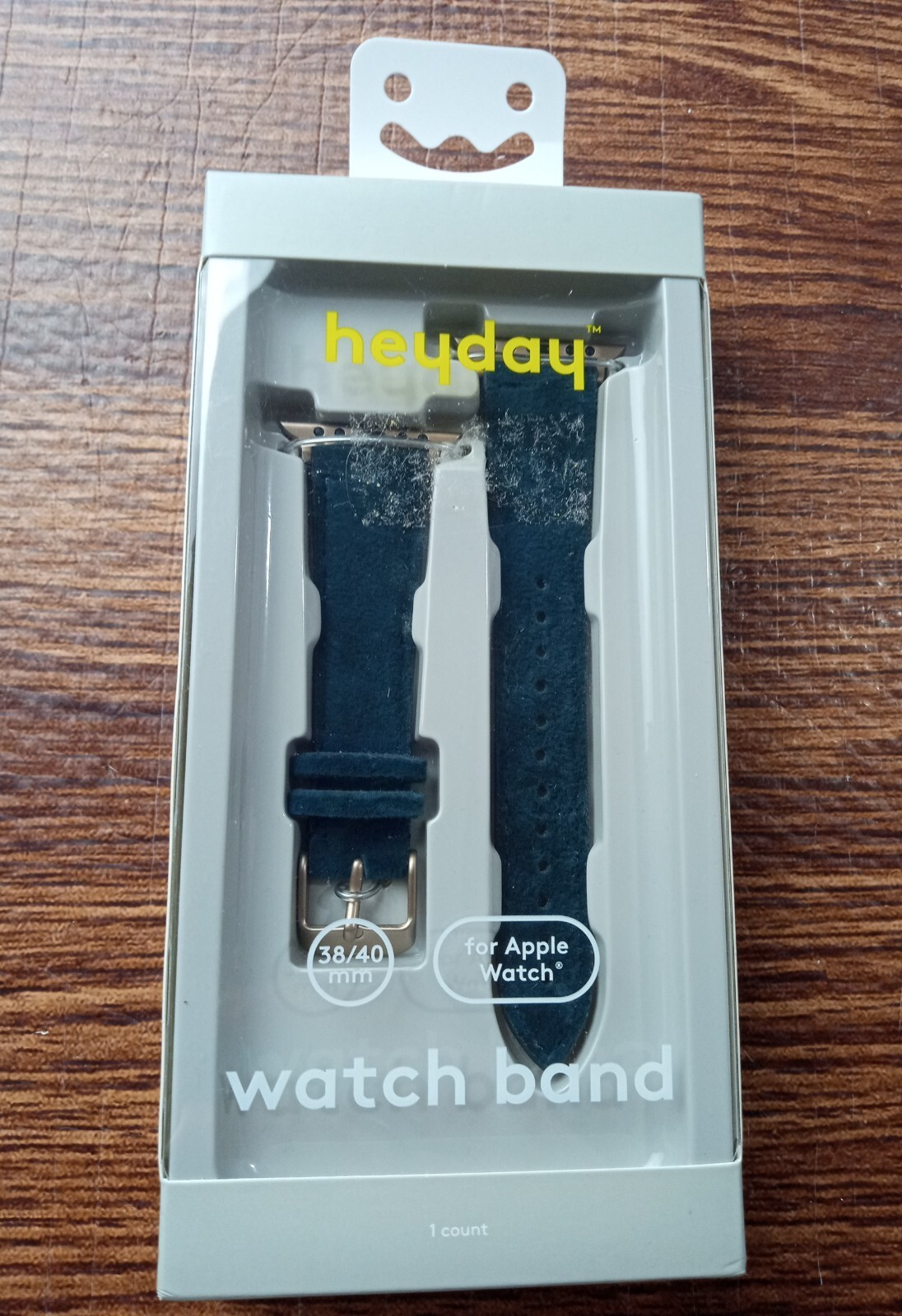 heyday Watch Band for Apple Watch 38/40mm Dark Teal Soft Velvet Wrist