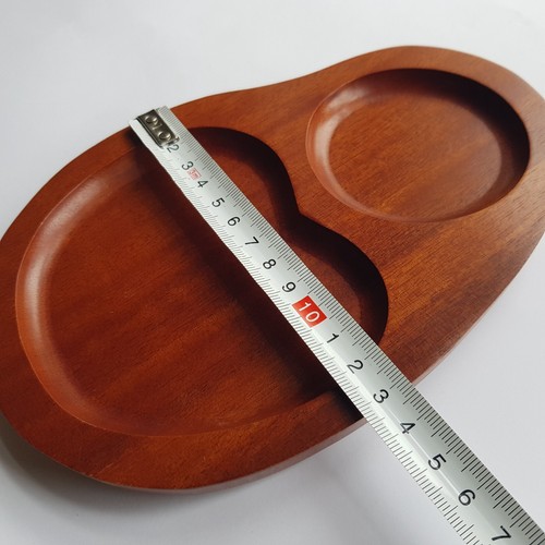 Vintage Rose Mahogany Australian wooden art tray 20cm Tolga woodwork Queensland - Picture 14 of 16