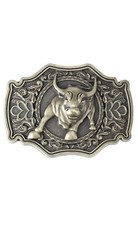 Longhorn Bull Belt Buckle for Men- Western Rodeo Texas Cowboy Large Belt Buckles