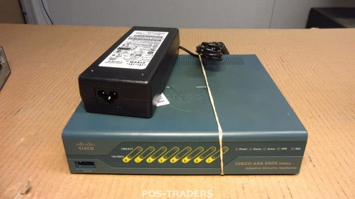Cisco ASA5505 V09 - 8-Port Firewall Adaptive Security INCL PSU / BROKEN COVER