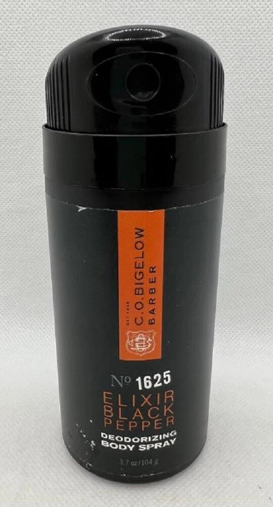 C.O. Bigelow Elixir Black Pepper Men s Deodorizing Body Spray No