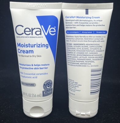 CeraVe Moisturizing Cream 3 Essential Ceramides For Normal To Dry