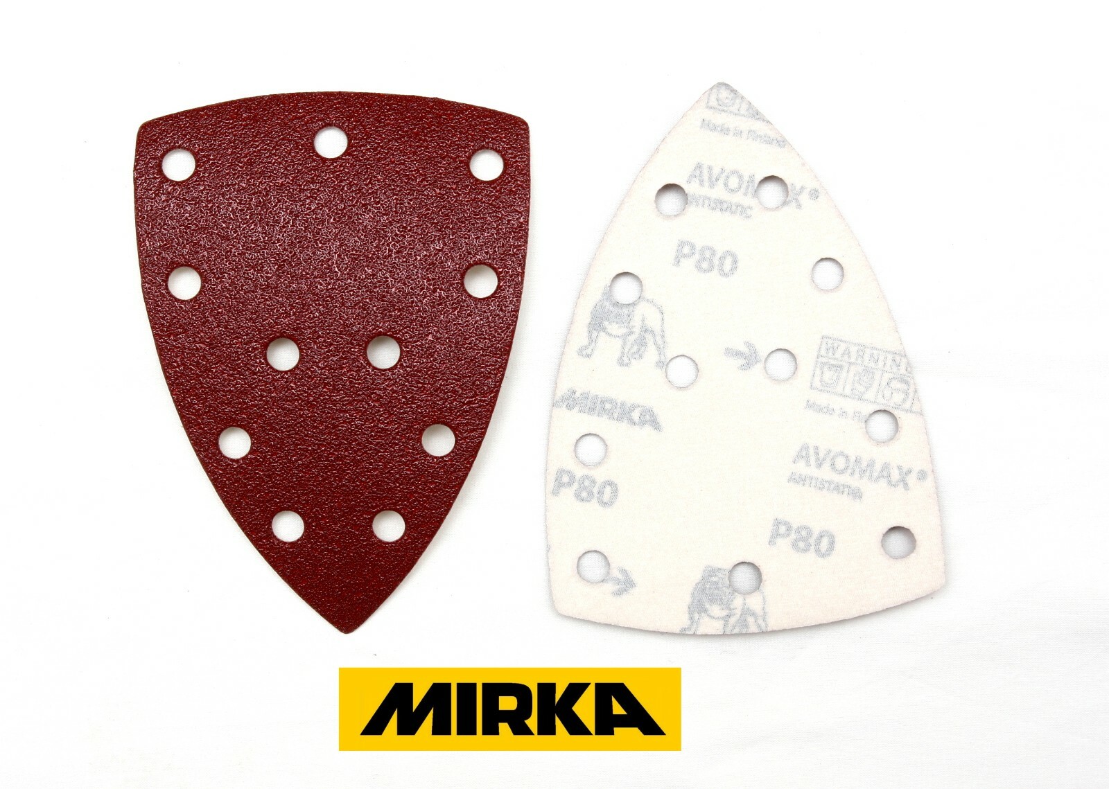 MIRKA DELTA Sanding Sheets Pads 10x15cm Sandpaper for Bosch PSM