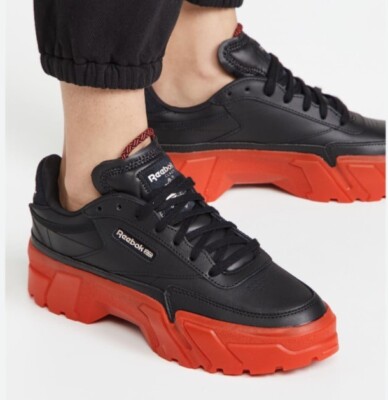 size 37 eu Reebok Cardi B x Club C J Black Vector Red h05419 NEW 