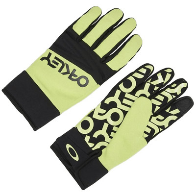 Oakley Factory Pilot Core Glove Black Light Green New Park Pipe Ski Sn...