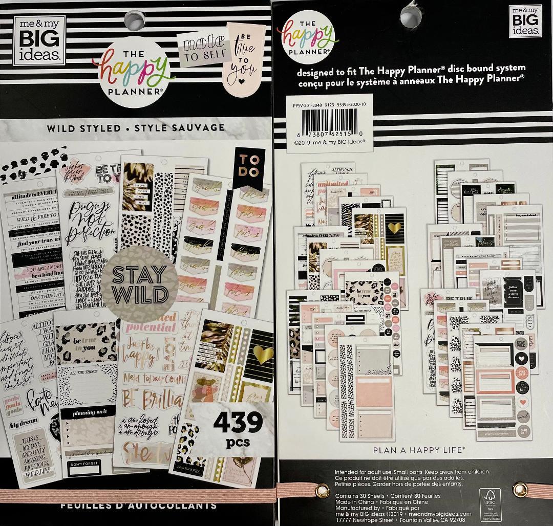 990 pc ESSENTIALS TRACKER Florals Me My Big Ideas 365 The Happy Planner  Stickers