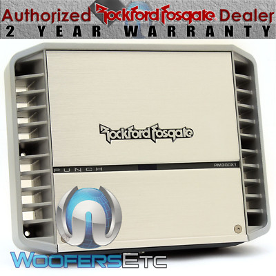 OPEN BOX ROCKFORD FOSGATE PM300X1 PUNCH MONOBLOCK 300W RMS SUBWOOFER AMPLIFIER