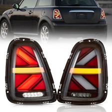 VLAND Klar LED Rückleuchten Für 2007-2013 Mini Cooper R56 R57 R58 R59 Sequentiel
