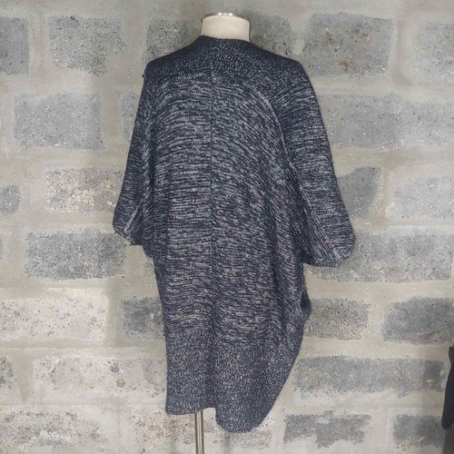 BABATON ATELIER marled Italian Mohar Blend cocoon sweater - Picture 3 of 8