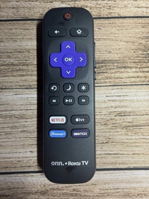 TV Remote Control for ONN/ROKU TV (3026000066) NETFLIX/APPLE TV/HBOMAX/PARAMOUNT
