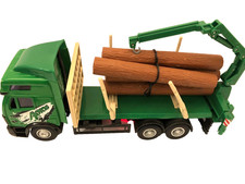 Hongwell Cararama Mercedes-Benz Actros Truck Lorry W/ Crane & Hook AND LOGS RARE