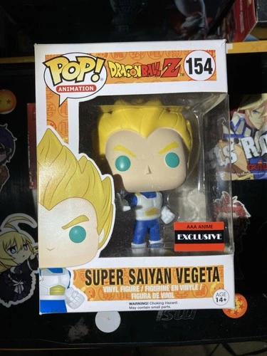 Funko Pop Dragon Ball Z - Super Saiyan Vegeta (AAA Anime Exclusive) #154