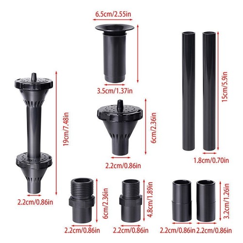 8/10X Springbrunnen Pumpe Set Teichpumpe Wasserpumpe Teich Fontäne Gartenpumpe - Bild 12 von 15