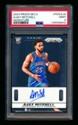 2024-25 PANINI PRIZM DECA AJAY MITCHELL RC AUTO AUTOGRAPH THUNDER ROOKIE PSA 9!