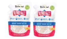 Real Salt 16 Ounce Pack of 2 Natural Sea Salt Unrefined and Pure Trace Minerals